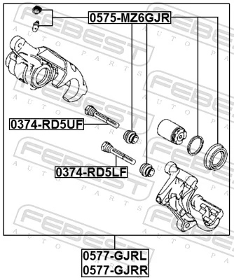 Brake Caliper 0577-GJRL