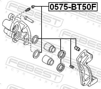 Repair Kit, brake caliper 0575-BT50F