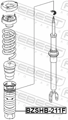Protective Cap/Bellow, shock absorber BZSHB-211F