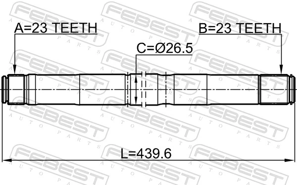 Drive Shaft 2112-FOCIIRH