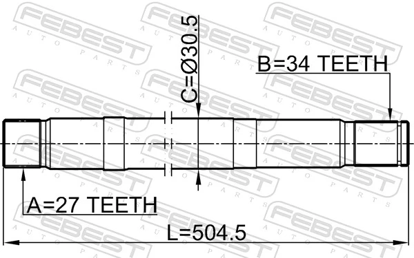 Drive Shaft 1612-221