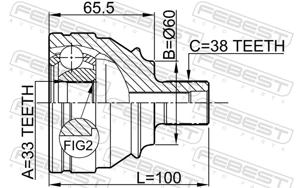 Joint Kit, drive shaft 2310-018