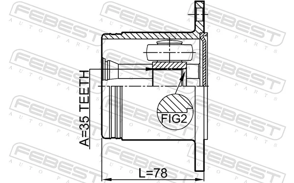 Joint Kit, drive shaft 0411-V97RH
