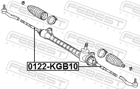 Inner Tie Rod 0122-KGB10
