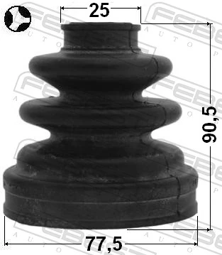 Bellow, drive shaft 0115-ACA20RT