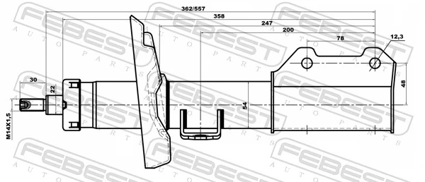 Shock Absorber 10660581FR