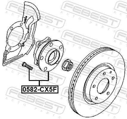 Wheel Hub 0582-CX5F