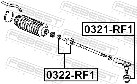 Tie Rod End 0321-RF1