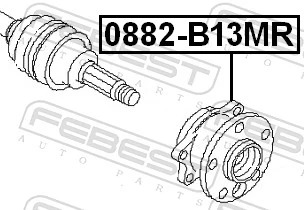 Wheel Hub 0882-B13MR