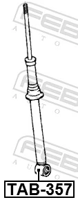 Bush, shock absorber TAB-357