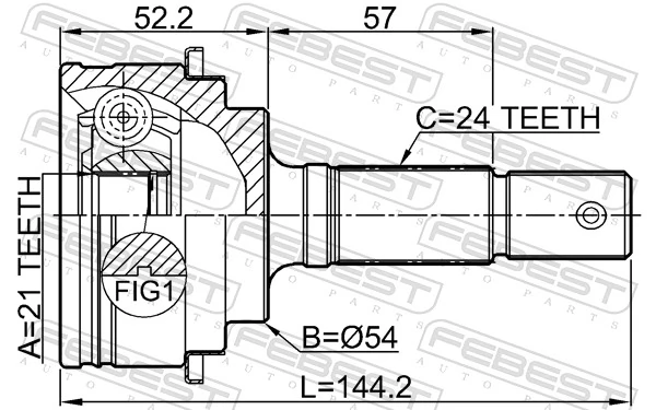Joint Kit, drive shaft 6510-005