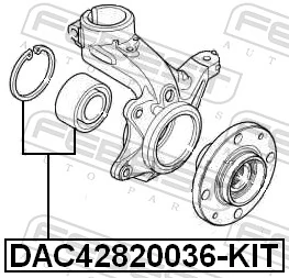 Wheel Bearing Kit DAC42820036-KIT