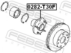 Wheel Hub 0282-T30F