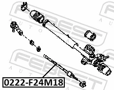 FEBEST 0222-F24M18 Inner Tie Rod