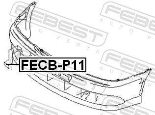 FEBEST FECB-P11 Flap, tow hook