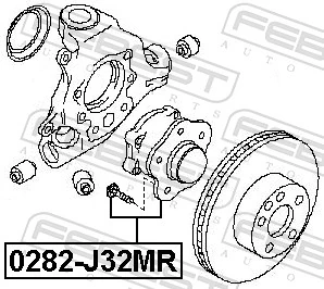 Wheel Hub 0282-J32MR