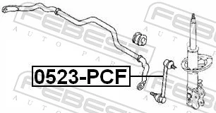 Link/Coupling Rod, stabiliser bar 0523-PCF