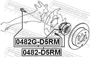 Wheel Hub 0482-D5RM