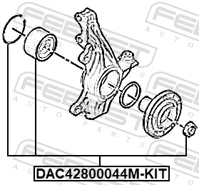 Wheel Bearing DAC42800044M-KIT
