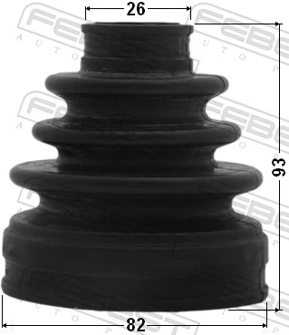 Bellow, drive shaft 0215-D40