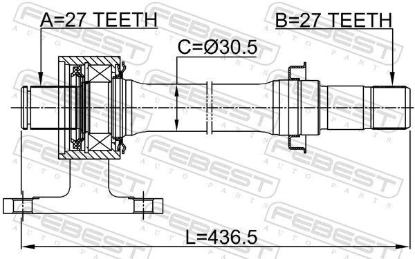 Drive Shaft 0312-CRATRH
