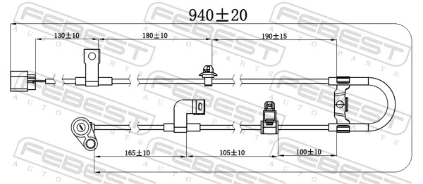 Sensor, Kelajuan Roda 04606-019