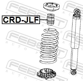 FEBEST CRD-JLF Rubber Buffer, suspension