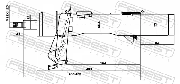 Shock Absorber 216651984FL