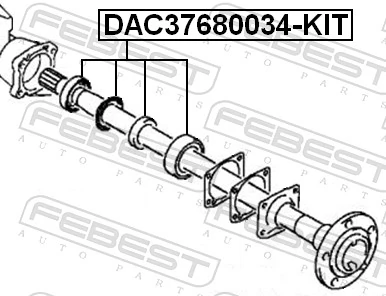 Wheel Bearing Kit DAC37680034-KIT
