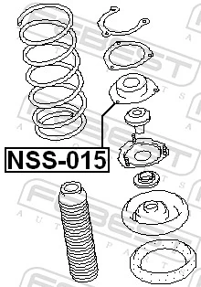 Suspension Strut Support Mount NSS-015