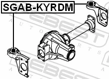 FEBEST SGAB-KYRDM Mounting, differential