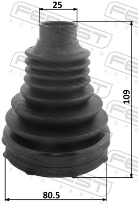 Bellow Kit, drive shaft 1915P-F25T