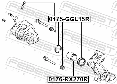 Repair Kit, brake caliper 0175-GGL15R