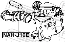 FEBEST NAH-J10E Hose, air supply