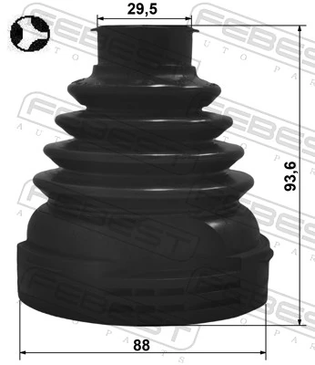 Bellow Kit, drive shaft 2515P-JUMPT