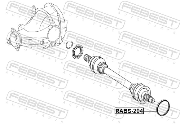 Sensor Ring, ABS RABS-204