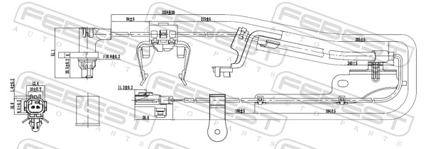 Sensor, wheel speed 01606-012