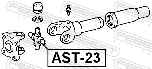 Joint, propshaft AST-23