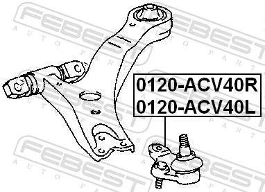Ball Joint 0120-ACV40R