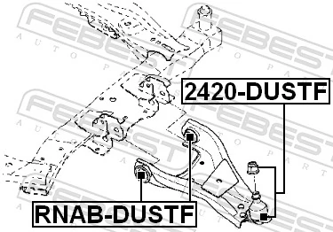 Ball Joint 2420-DUSTF