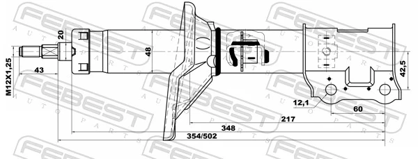 Shock Absorber 12666492FL