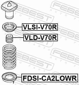 Spring Seat VLSI-V70R