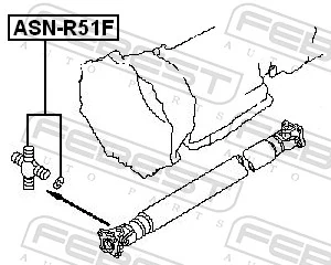 Joint, propshaft ASN-R51F