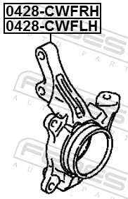 Steering Knuckle, wheel suspension 0428-CWFRH