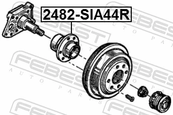 Wheel Hub 2482-SIA44R