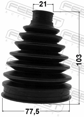 FEBEST 0317P-GB3 Bellow, drive shaft