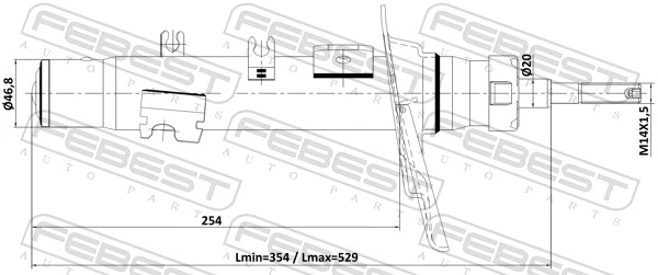 Shock Absorber 25110-010FR
