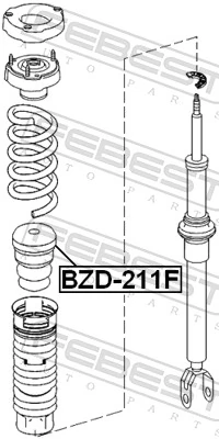 Rubber Buffer, suspension BZD-211F