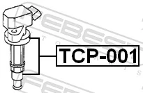Plug, coil TCP-001