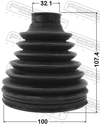 Bellow, drive shaft 0115P-200
